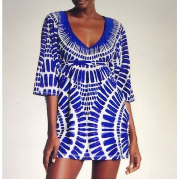 Trina Turk Algiers Tunic Swimsuit Cover Up Dress Women’s XS - Picture 1 of 10